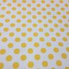 Popelín Flamenca sobre Blanco con Lunar Amarillo