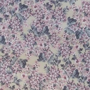 Viella Estampada Floral Morada sobre Camel