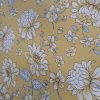 Algodón Estampado_Floral_Mostaza_Gris