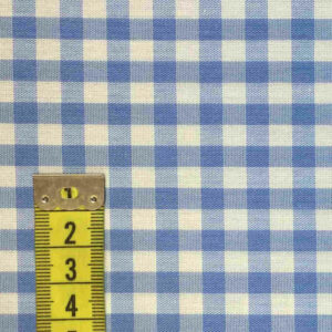 1/4 Blue Gingham Fabric