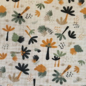 tela-muselina-palmeras-tropical-bebes